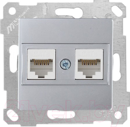 Изображение товара Розетка Mutlusan Rita 2200 141 0182 (серебристый)