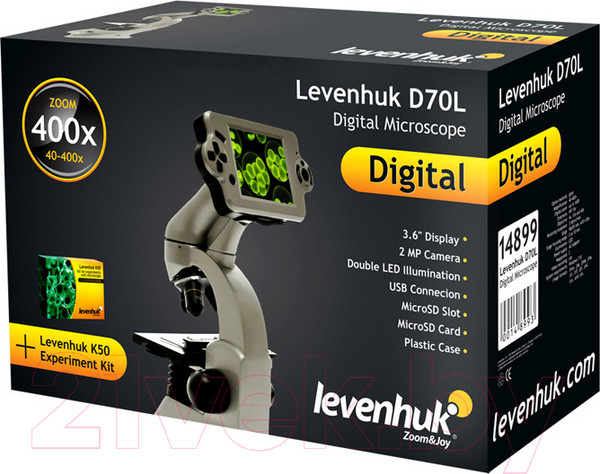 Изображение товара Микроскоп цифровой Levenhuk D70L / 14899