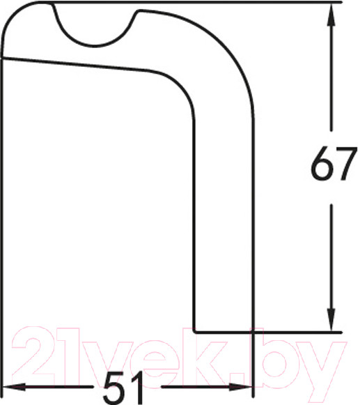 Изображение товара Крючок для ванной Cezares Ultima CZR-F-8933