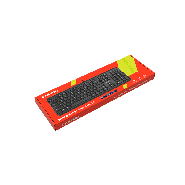Изображение товара Клавиатура Canyon CNS-HKB02-RU (черный)