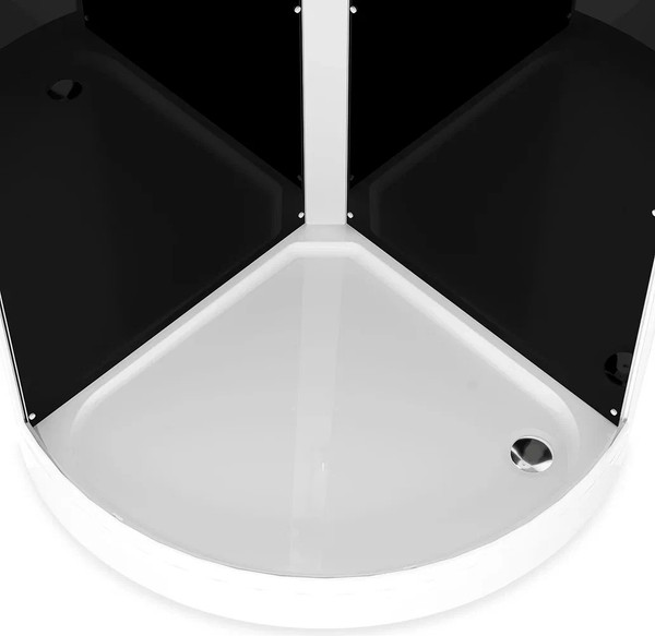 Изображение товара Душевая кабина Domani-Spa Simple 99 / DS01Sm99LBT00 (черный/тонированное стекло)