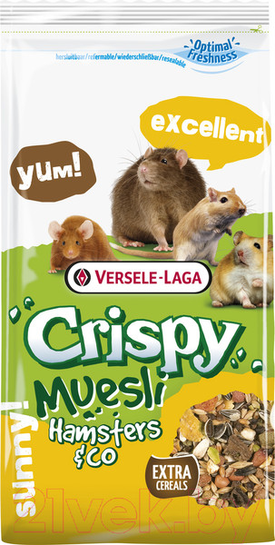 Изображение товара Корм для грызунов Versele-Laga Muesli Hamsters & Co / 461721в (1кг)