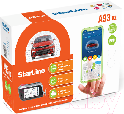 Изображение товара Автосигнализация StarLine A93 2Can+2Lin ECO v2