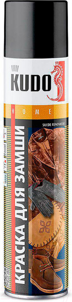 Изображение товара Краска для обуви Kudo Для замши и нубука (400мл, черный)