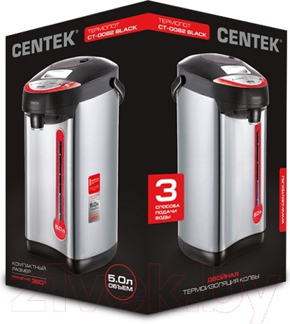 Изображение товара Термопот Centek CT-0082  (черный)