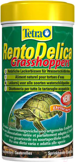 Изображение товара Корм для рептилий Tetra ReptoDelica Grasshopper / 193901/708955 (250мл)