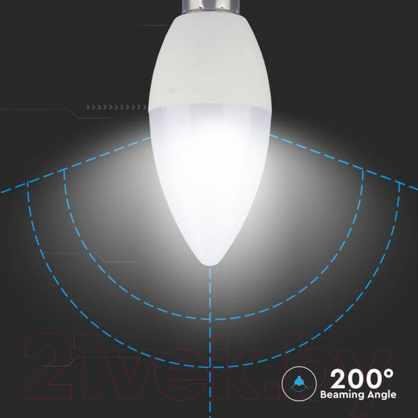 Изображение товара Лампа V-TAC 3.5 ВТ 320LM Е14 4000К SKU-2770