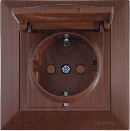 Изображение товара Розетка Mutlusan Daria 2120 611 0257 (орех)
