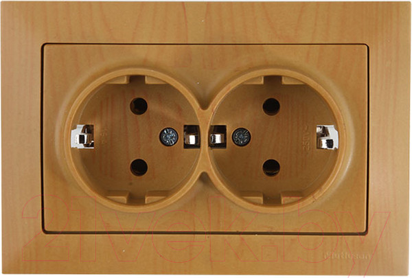 Изображение товара Розетка Mutlusan Daria 2120 200 0258 (дуб)