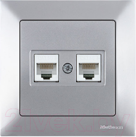 Изображение товара Розетка Mutlusan Daria 2120 138 0182 (серебристый)