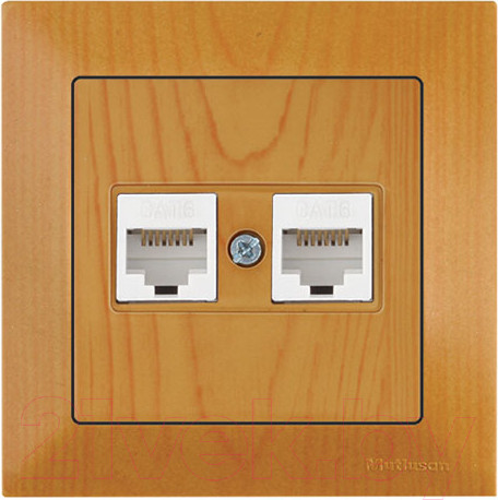 Изображение товара Розетка Mutlusan Daria 2120 141 0158 (дуб)