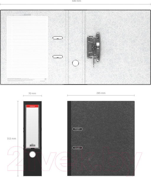 Изображение товара Папка-регистратор Erich Krause Original Pro / 33017 (черный)