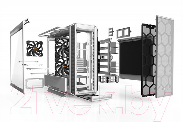 Изображение товара Корпус для компьютера Be quiet! Silent Base 802 Window White EATX (BGW40)