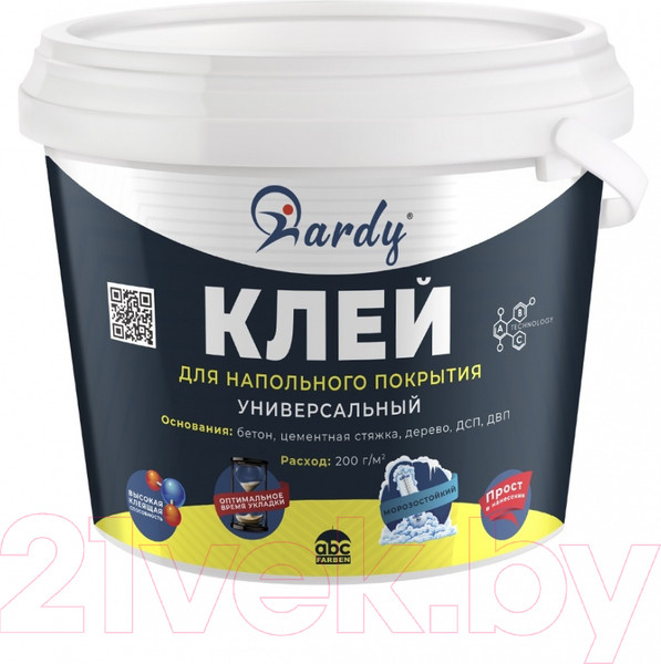 Изображение товара Клей для напольных покрытий HARDY Универсальный (1.3кг)