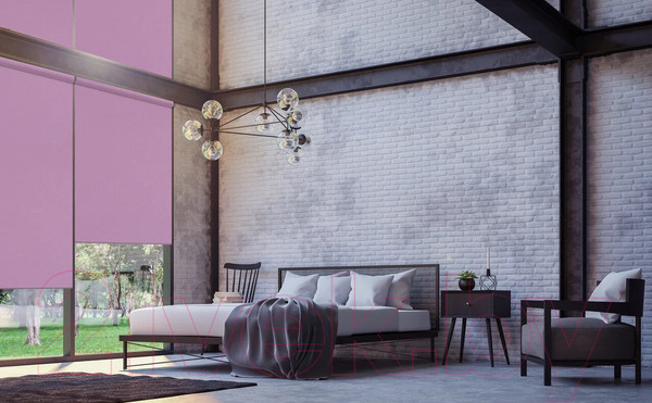 Изображение товара Рулонная штора АС МАРТ Плейн 38x175 (лаванда)