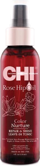 Изображение товара Кондиционер для волос CHI Rose Hip Oil Repair & Shine Leave-in Tonic Несмываемый (118мл)