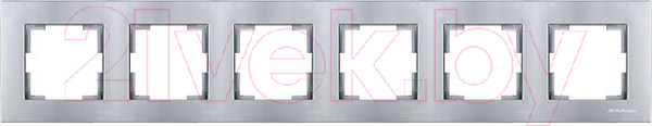 Изображение товара Рамка для выключателей и розеток Mutlusan Rita 2220 800 1682 (серебристый)