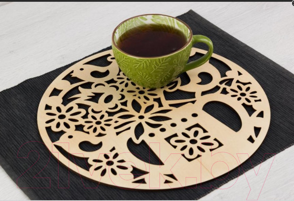 Изображение товара Сервировочная салфетка Woody Птицы / 05155