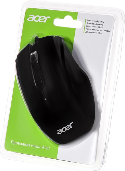 Изображение товара Мышь Acer OMW020 / ZL.MCEEE.004 (черный)