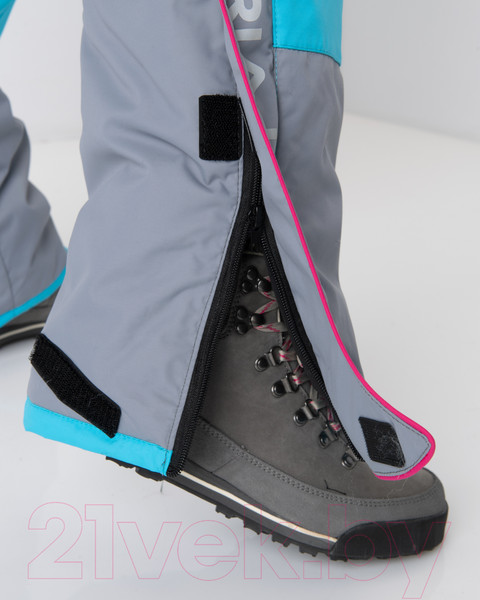 Изображение товара Костюм для охоты и рыбалки Huntsman Siberia зима Lady Breathable (р-р 44-46/158-164, серый/голубой)