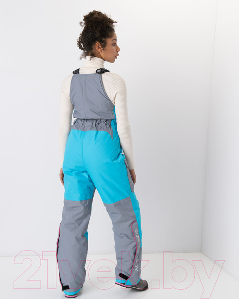 Изображение товара Костюм для охоты и рыбалки Huntsman Siberia зима Lady Breathable (р-р 44-46/158-164, серый/голубой)