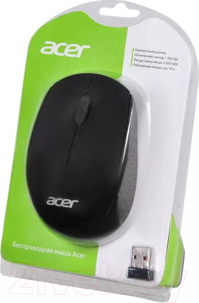 Изображение товара Мышь Acer OMR020 / ZL.MCEEE.006 (черный)