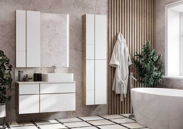 Изображение товара Шкаф для ванной Акватон Мишель 23 (1A244203MIX40)