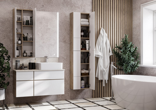 Изображение товара Шкаф для ванной Акватон Мишель 23 (1A244203MIX40)