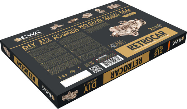 Изображение товара Автомобиль игрушечный EWA Ретромобиль