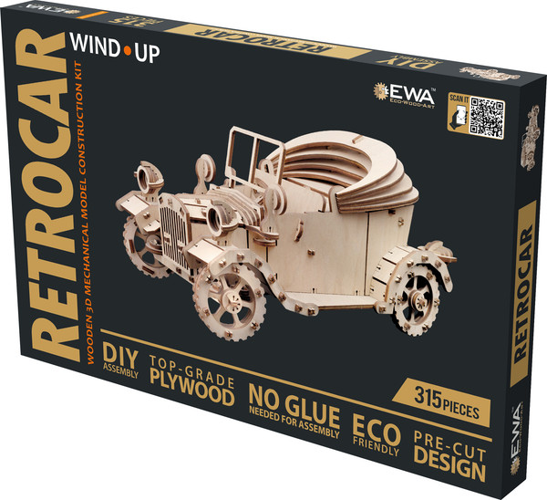 Изображение товара Автомобиль игрушечный EWA Ретромобиль