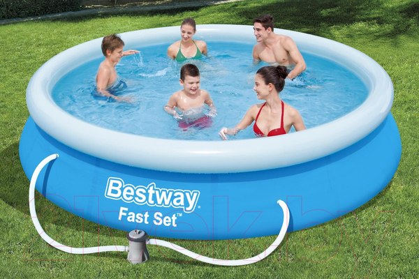 Изображение товара Надувной бассейн Bestway Fast Set 57274 (366x76, с фильтр-насосом)