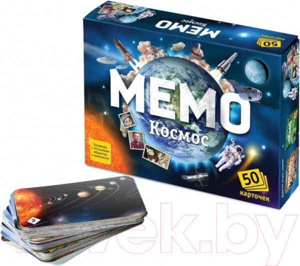Изображение товара Настольная игра Нескучные игры Мемори Космос / 7208