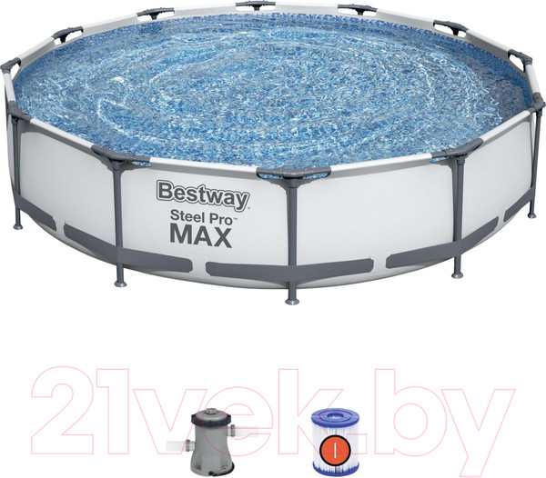 Изображение товара Каркасный бассейн Bestway Steel Pro Max 56416 (366x76)