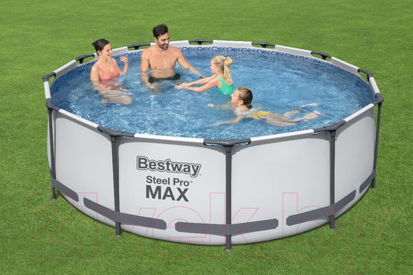 Изображение товара Каркасный бассейн Bestway Steel Pro 56260 (366x100, с фильтр-насосом)