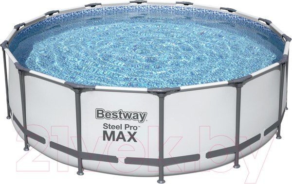 Изображение товара Каркасный бассейн Bestway Steel Pro Max 5612X (427x122, с фильтр-насосом и лестницей)