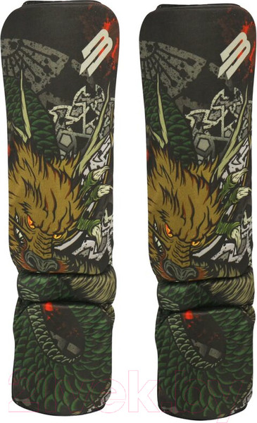 Изображение товара Защита голень-стопа для единоборств BoyBo Dragon (нейлон, L)