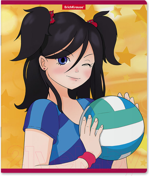 Изображение товара Тетрадь Erich Krause Manga Girls / 52958 (48л, клетка)