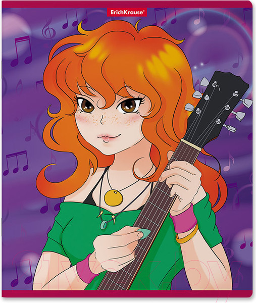 Изображение товара Тетрадь Erich Krause Manga Girls / 52958 (48л, клетка)