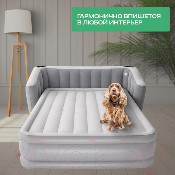 Изображение товара Надувная кровать Bestway Tritech Fullsleep Wingback / 67620 (233х196х80)