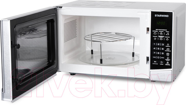 Изображение товара Микроволновая печь StarWind SMW2820 (серебристый/черный)