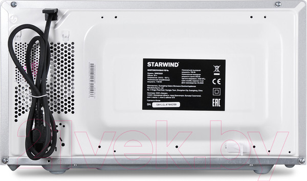 Изображение товара Микроволновая печь StarWind SMW2820 (серебристый/черный)