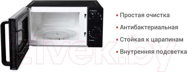 Изображение товара Микроволновая печь StarWind SMW2820 (серебристый/черный)