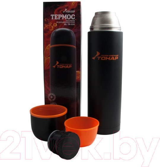 Изображение товара Термос универсальный Тонар HS.TM-026  (1.2л, черный)
