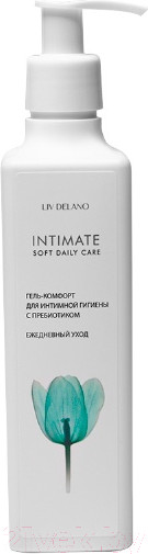 Изображение товара Гель для интимной гигиены Liv Delano С пребиотиком для интимной гигиены ежедневный уход (230мл)