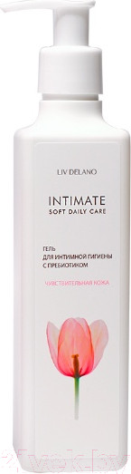 Изображение товара Гель для интимной гигиены Liv Delano С пребиотиком чувствительная кожа (230мл)