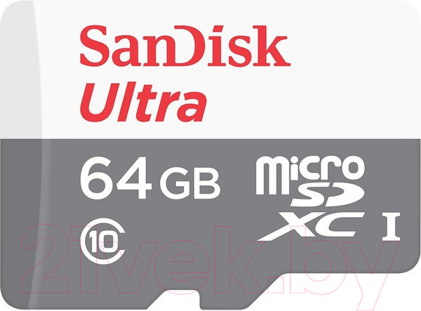 Карта памяти SanDisk Ultra MicroSDXC Class10 64GB (SDSQUNR-064G-GN3MN) — фото 5