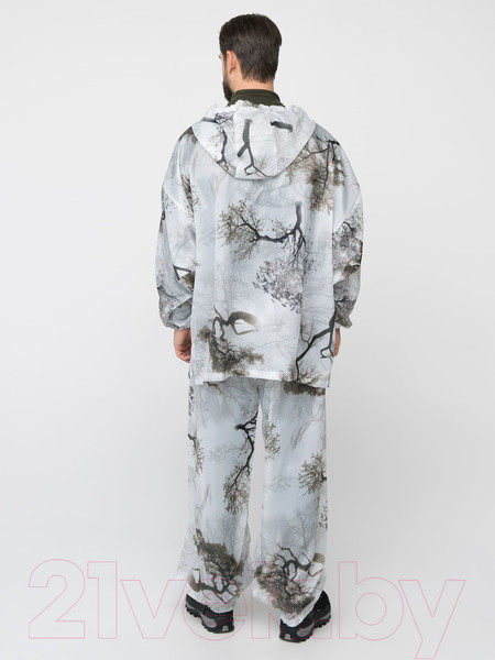 Изображение товара Костюм маскировочный Huntsman Метель зима Кусты шелк (р-р 58-64)