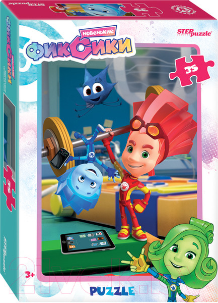 Изображение товара Пазл Step Puzzle Фиксики / 91412 (35эл)