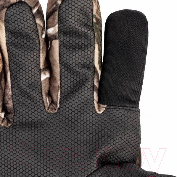 Изображение товара Перчатка для охоты и рыбалки Helios HS-HY-D09-M (М, лес)