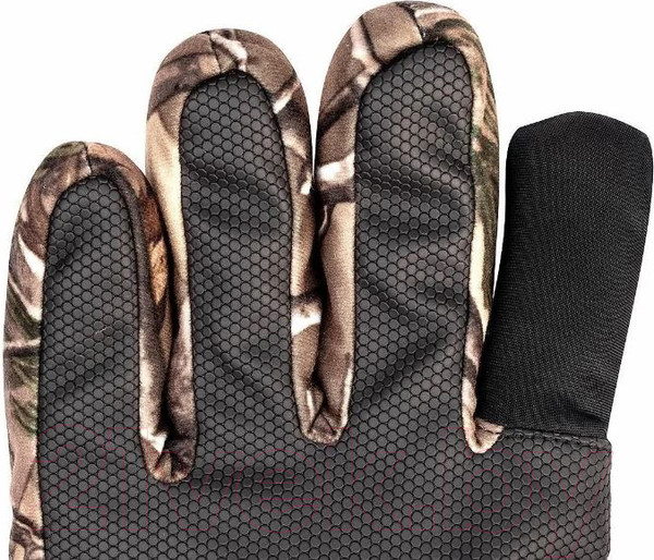 Изображение товара Перчатка для охоты и рыбалки Helios HS-HY-D09-M (М, лес)